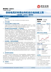 调研简报：供给格局好转推动有机硅价格持续上涨