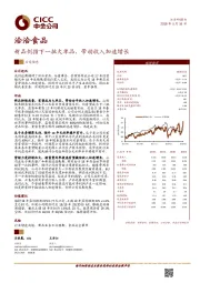 新品剑指下一批大单品，带动收入加速增长