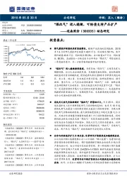 动态研究：“煤改气”进入稳健，可转债支持产品扩产