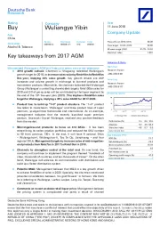 Key takeaways from 2017 AGM