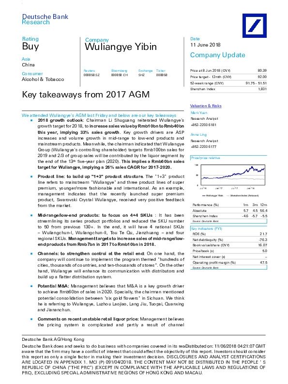 Key takeaways from 2017 AGM