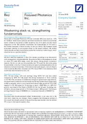 Weakening stock vs. strengthening fundamentals
