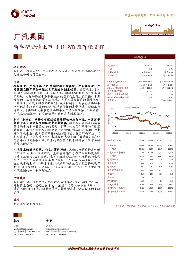 新车型陆续上市 1倍P/B应有强支撑