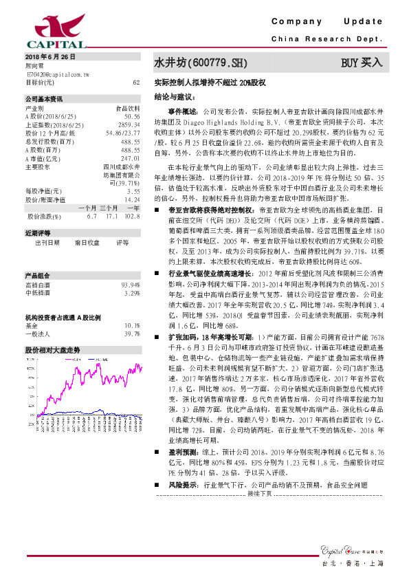 实际控制人拟增持不超过20%股权