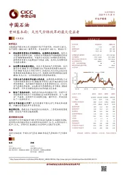 重回基本面；天然气价格改革的最大受益者