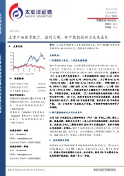 主营产品涨多跌少，盈利大增，新产能投放助力未来成长