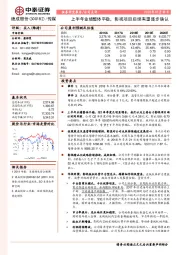 上半年业绩整体平稳,影视项目后续有望逐步确认