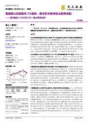 重大事项点评:楷魔受让控股股东2%股份,数字艺术教育龙头趋势渐起