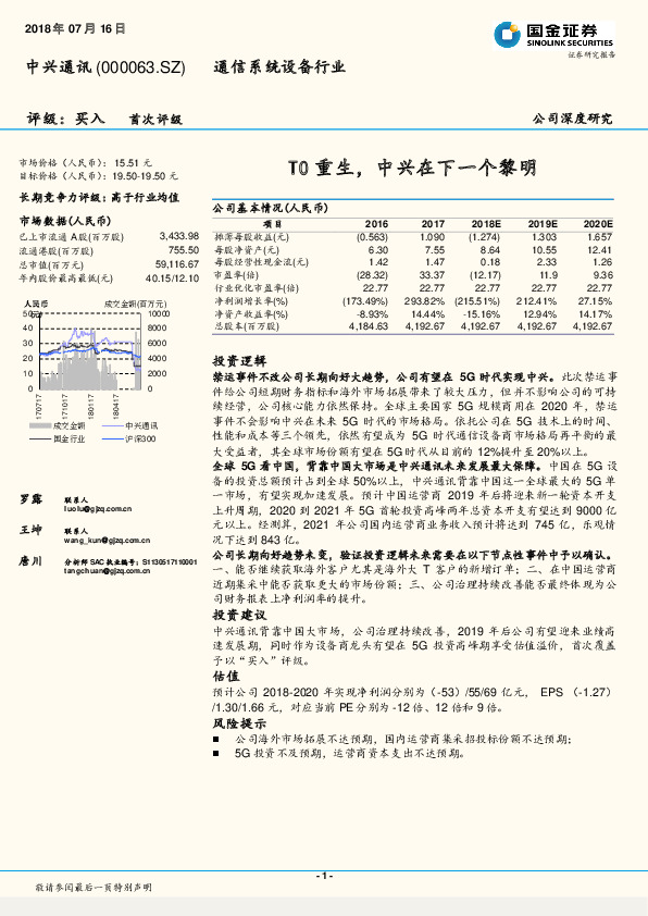 T0重生，中兴在下一个黎明