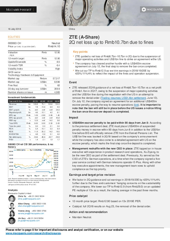 2Q net loss up to Rmb10.7bn due to fines