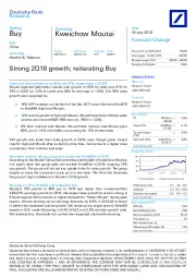 Strong 2Q18 growth; reiterating Buy
