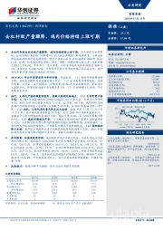 调研报告：去杠杆致产量骤降，鸡肉价格持续上涨可期