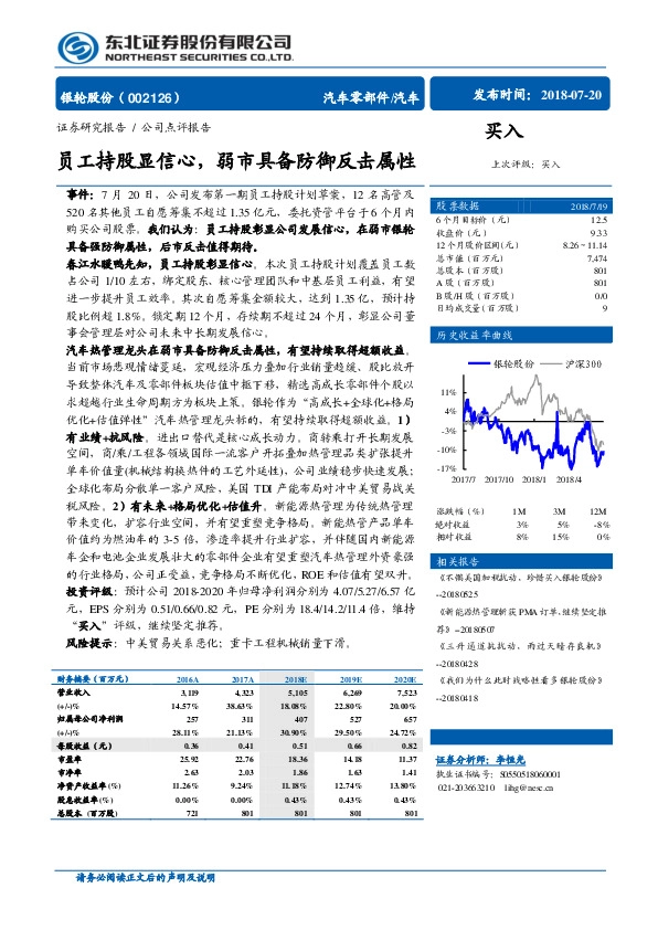 员工持股显信心，弱市具备防御反击属性