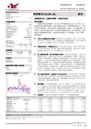 业绩快报点评：业绩符合预期，后续资本承压