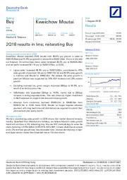 2Q18 results in line; reiterating Buy