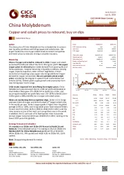 Copper and cobalt prices to rebound; buy on dips