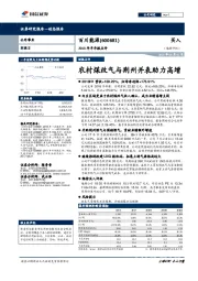 2018年半年报点评：农村煤改气与荆州并表助力高增