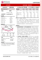 白羽鸡反转行情持续，公司业绩同比大幅提升