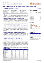 半年报点评：短期业绩略低于预期，长期受益国内天然气消费占比提升