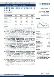 中报点评：业绩符合预期，锂原和电子烟贡献利润，锂电池冲量