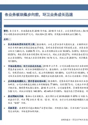 中报点评:各业务板块稳步向前,环卫业务成长迅速