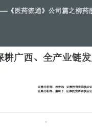 《医药流通》公司篇之柳药股份:深耕广西、全产业链发展