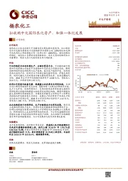拟收购中化国际农化资产，加强一体化发展