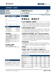 2018年半年报点评：重磅迭出，激励先行