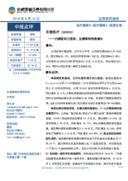 内源驱动力强劲,业绩维持快速增长