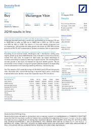 2Q18 results in line