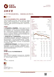 上半年营收稳健增长，期待国企改革深化