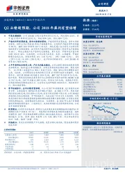 2018年中报点评：Q2业绩超预期，公司2018年盈利有望倍增