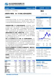 业绩符合预期,IDC与传统业务快速推进