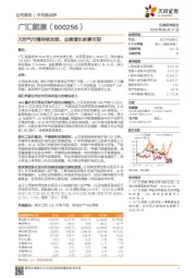 半年报点评：天然气行情持续发酵，业绩增长前景可期