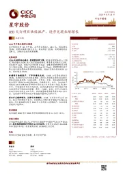 LED大灯项目陆续批产，逐步兑现业绩增长