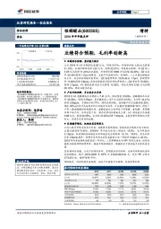 2018年半年报点评：业绩符合预期，毛利率创新高