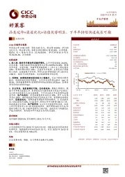 品类延伸+渠道优化+估值优势明显，下半年持续快速成长可期