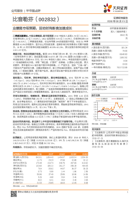业绩超市场预期，运动时尚新贵加速成长