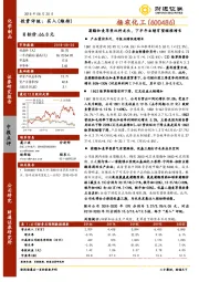 菊酯和麦草畏双料龙头，下半年业绩有望继续增长