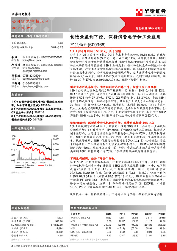 制造业盈利下滑，深耕消费电子和工业应用