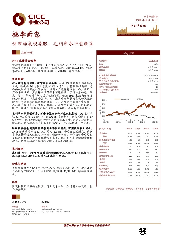 新市场表现亮眼，毛利率水平创新高
