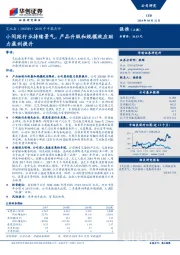 2018年中报点评：小间距行业持续景气，产品升级和规模效应助力盈利提升