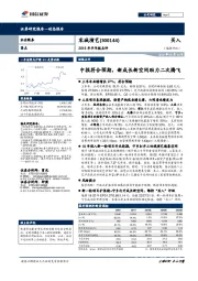 2018年半年报点评:中报符合预期,新成长新空间助力二次腾飞