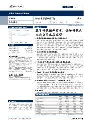 深度报告：监管科技接棒需求，金融科技云生态公司正在成型