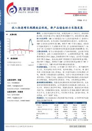 收入快速增长规模效应体现，新产品储备助力长期发展