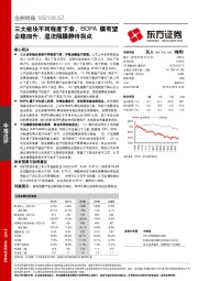 三大板块不同程度下滑，BOPA膜有望企稳回升，湿法隔膜静待拐点