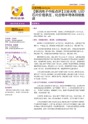 【联讯电子中报点评】三安光电:LED芯片价格承压,化合物半导体持续推进