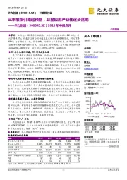 2018年中报点评：三季报指引略超预期，卫星应用产业化逐步落地