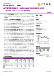 2018年中报点评：电子蓝军带动高增长，持续推进自主可控和信息安全布局