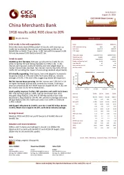 1H18 results solid; ROE close to 20%
